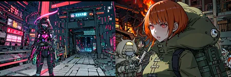 highly insanely detailed, masterpiece, top quality, best quality, highres, 4k, 8k, RAW photo, (very aesthetic, beautiful and aesthetic),
__lazy-wildcards/cosplay-char/blame/Aposimz-Keisha/prompts__,
<lora:Aposimz_Keisha_v1:1>,
(1girl:1.3),
solo focus,
__lazy-wildcards/dataset/background__,âââ