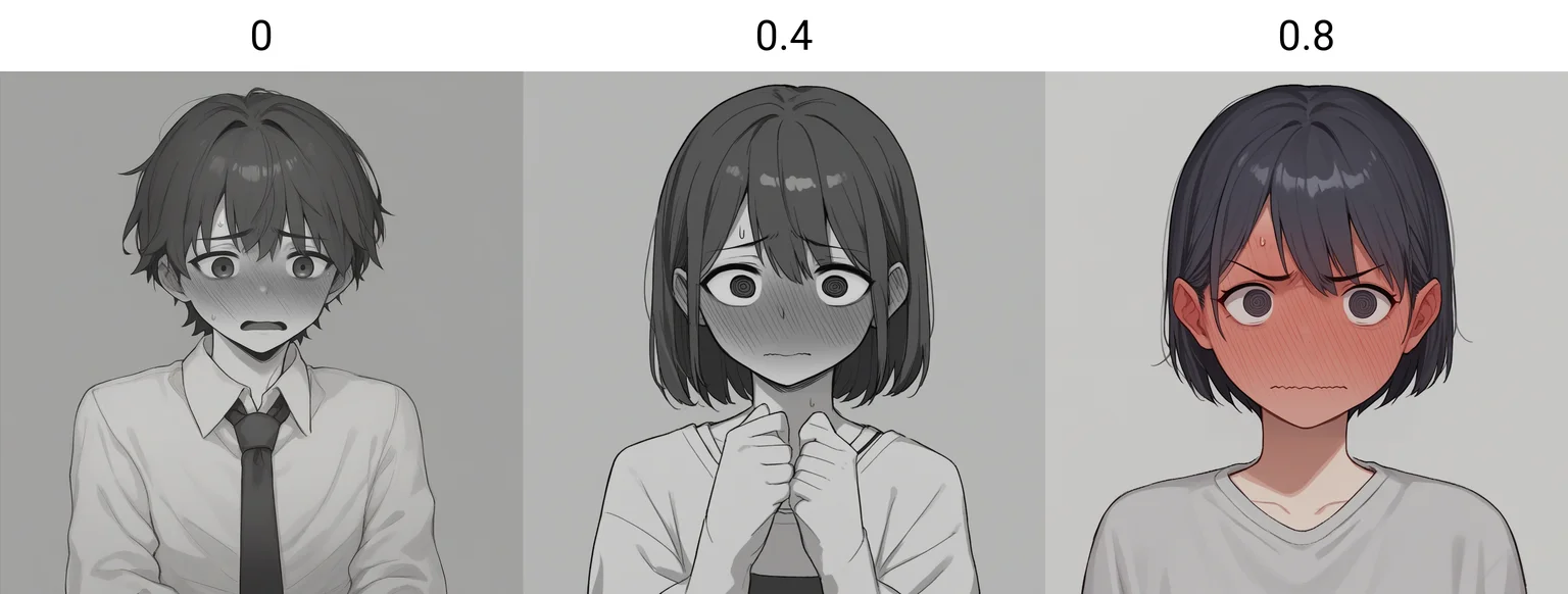 score_9, score_8_up, score_7_up, score_6_up, score_5_up, score_4_up, zPDXL2,source_anime,rating_questionable, solo, <lora:Full-face_Blush_r1:0> b1ush, full-face blush, embarrassed