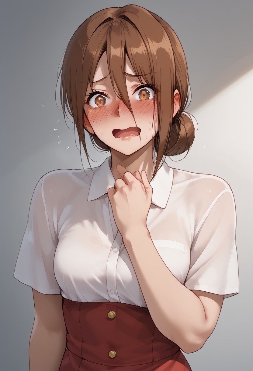 score_9, score_8_up, score_7_up, score_6_up, (1girl ), (solo),
BREAK,
HDA_MasterpieceXL_v.1,
BREAK
1girl: <lora:Keiko_Sekijou_BWBGD-v:3>, Keiko Sekijou, Bokutachi wa Benkyou ga Dekinai, long hair, brown hair, bun, bangs, reddish-brown eyes,mature woman, thin woman, indecisive ,locks,medium breasts,
BREAK
Eroric Christmas suit,half body, 
((embarrassed:1.5)) , blush:1.6, open mouth, wavy mouth,(Hands trying to stop the spectator:1.4)