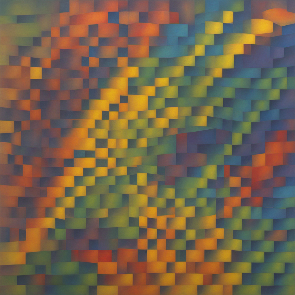Le Parc  a colorful painting with curves of different colors abstraccion geometrica, color surfaces, rainbow <lora:LeParc_AI_LoRA_XL_v2.1:1>
