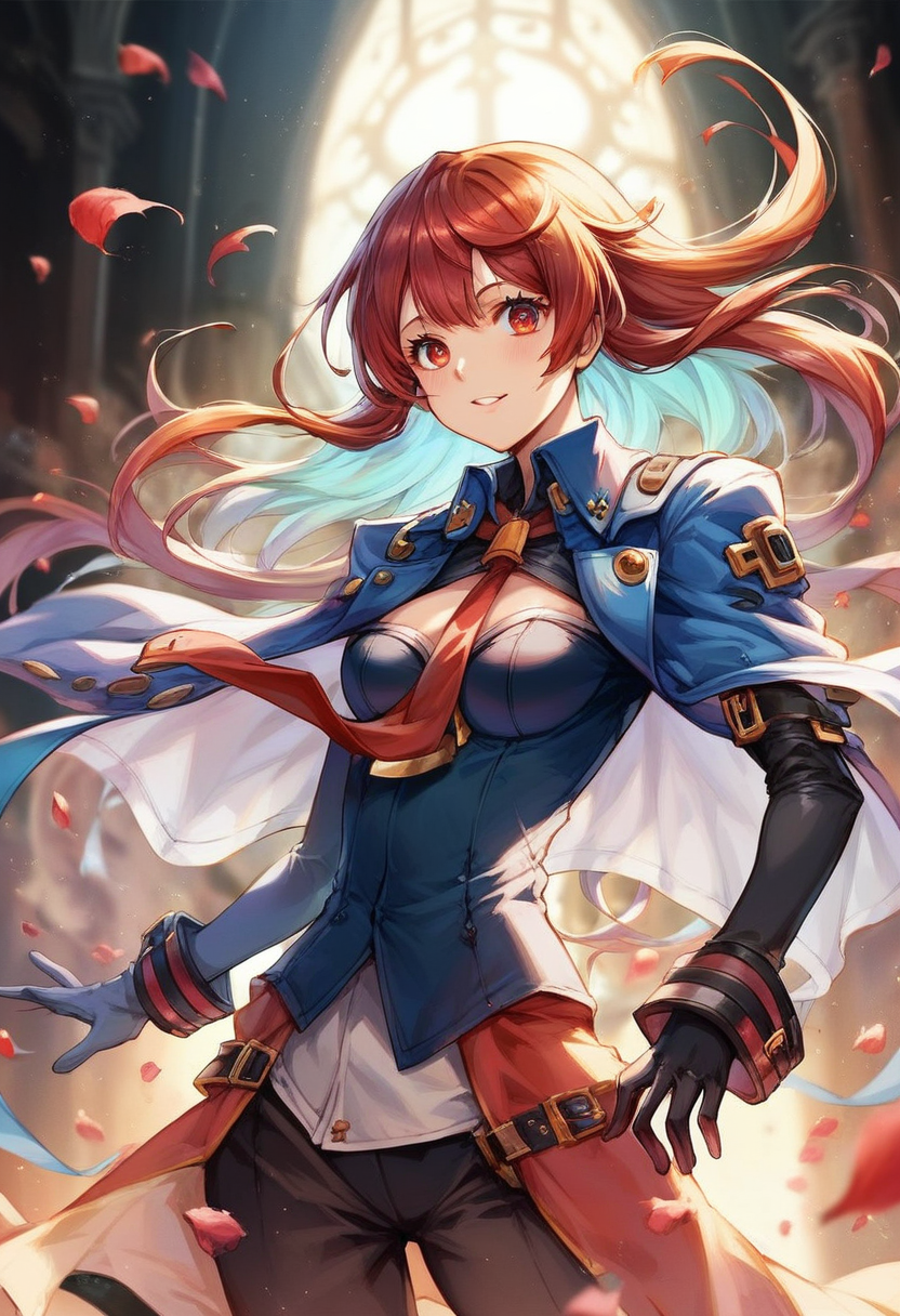 (score_9, score_8_up, score_7_up,masterpiece,best quality,uncensored,),beautiful aesthetic, very intricate, high quality details, source_anime, <lora:add-detail-xl:1> anime, <lora:zy_Detailed_Backgrounds_v1:1> detailed background, BREAK,
dizzy_(guilty_gear), guilty_gear, 1girl, blue_hair, red_eyes ,clothes, cowboy shot, 
akashio_(loli_ace)