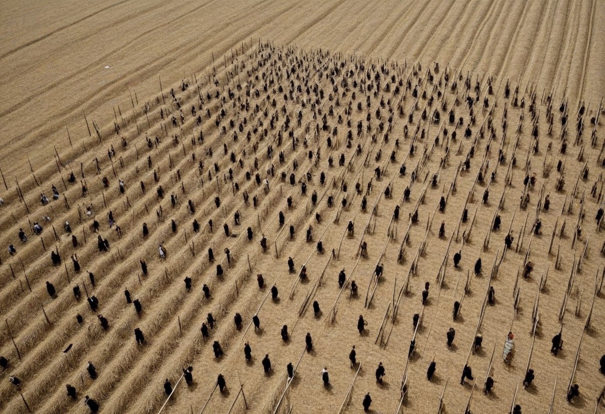 lazypos, crowd of straw-man with pitchforks and torches