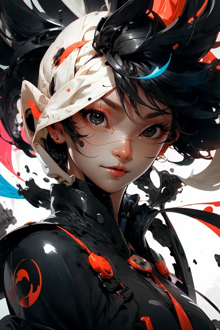 void fluid, (black eyes:1.5),
closeup, face, detailed, 
<lora:more_details:0.4>
 <lora:Cosmic anime-oil fusion v2:0.45> 
<lora:AnimeVibesV3:0.2> animevibes, 
<lora:3DMM_V11:0.5> 3DMM 
<lora:midjourney_20230624181825:0.45> midjourney ,
 <lora:LAS:0.1> colorful,
<lora:msw_locon-t2:0.7>
 <lora:wuxia2:0.5> gu, shiny, shiny hair, shiny skin, shiny clothes