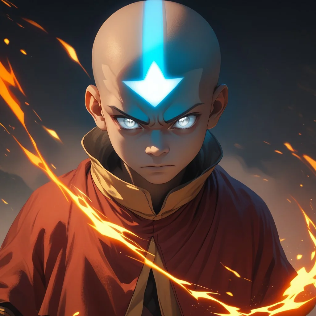 score_9, score_8_up, score_7_up, score_6_up, score_5_up, score_4_up, 1boy, Aangava, grey eyes, avatarstate, bald, glowing, glowing eyes, avatarstate