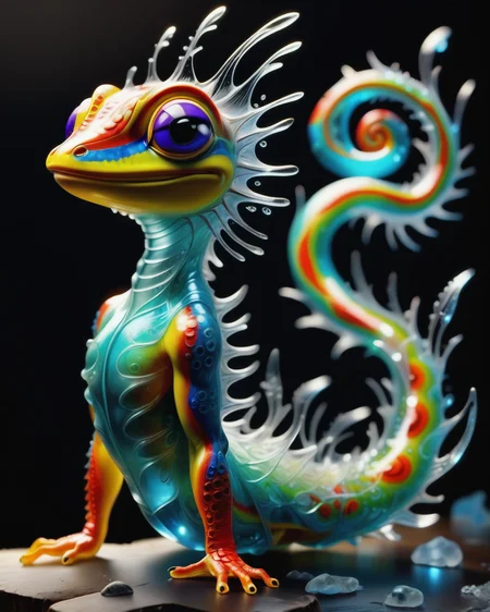 score_9, score_8_up, score_7_up, intricate details, rating_safe,
<lora:BioIceCrystalsPONY:1>, 1boy(made out of Jed-Blmicry, bioluminiscence, translucent,
anthro furry, gecko,
full body, looking at the viewer, solo, smiling), detailed background, depth of field, subsurface scattering,
<lora:ral-chrosc-clr:0.3>, ral-chrosc-clr,
<lora:xl_more_art-full_v1:0.3>,
<lora:add-detail-xl:0.3>