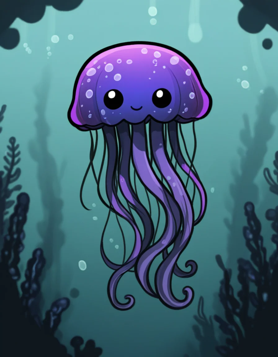 novuschroma style jellyfish <lora:105_novuschroma_1:1>