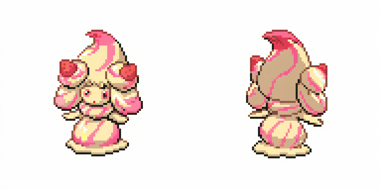 Alcremie
 <lora:pkspbf_nb_v1:1>
<lora:Hyper-SDXL-8steps-lora_825548:.4> <lora:sdxl_lightning_2step_lora_315545:.3> <lora:sd_xl_turbo_lora_v1:.3>