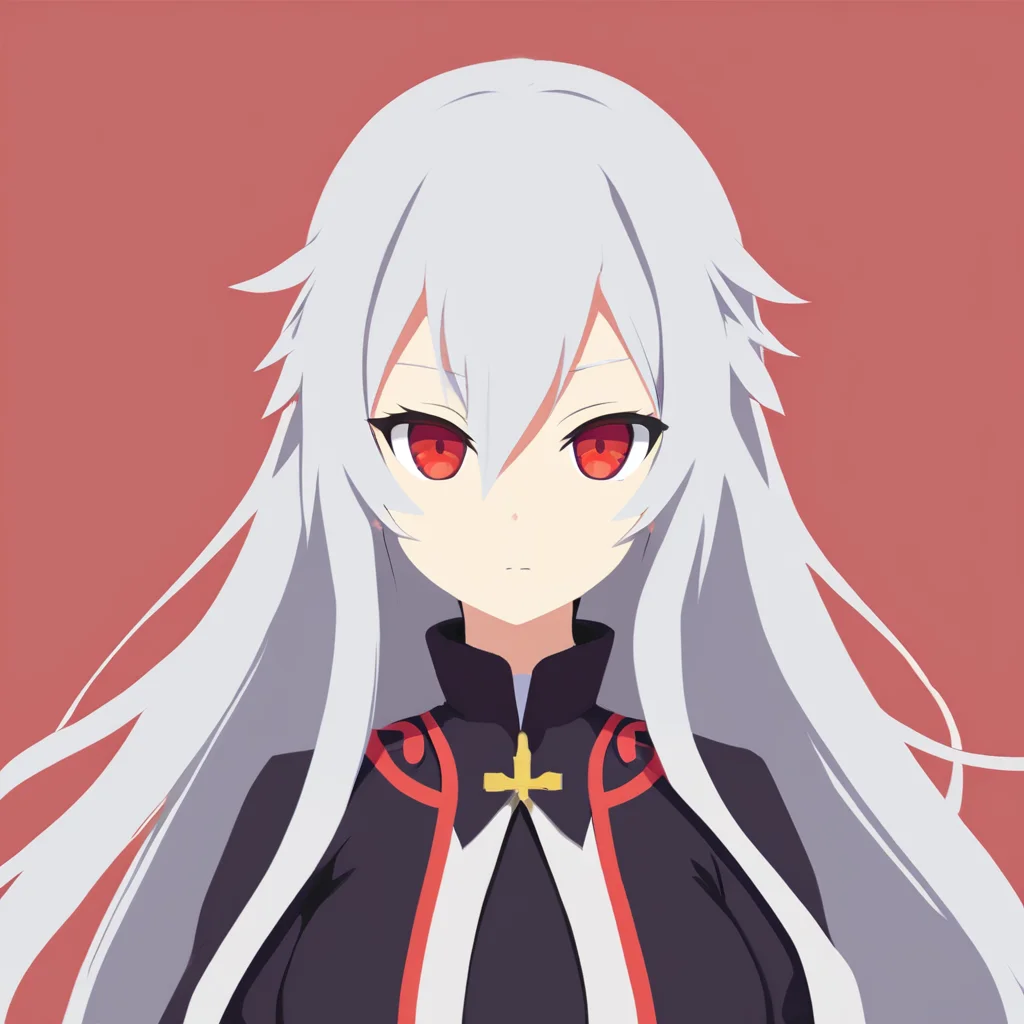 (masterpiece:1.2), (best quality:1.4), vector-artstyle, flat color, 1girl, long hair, silver hair, red eyes, simple background, <lora:vector-artstyle-000003:0.8>