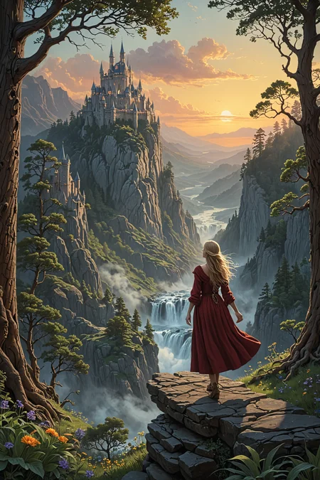 by Amanda Sage and Gabriel Isak in the style of Ted Nasmith and Matthew Pillsbury