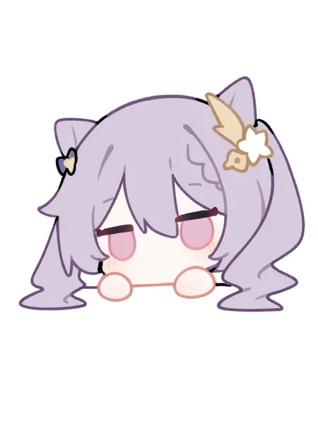 ,1girl,solo,white background,simple background,chibi,keqing \(genshin impact\),<lora:RR:1>, masterpiece, best quality, very aesthetic, absurdres