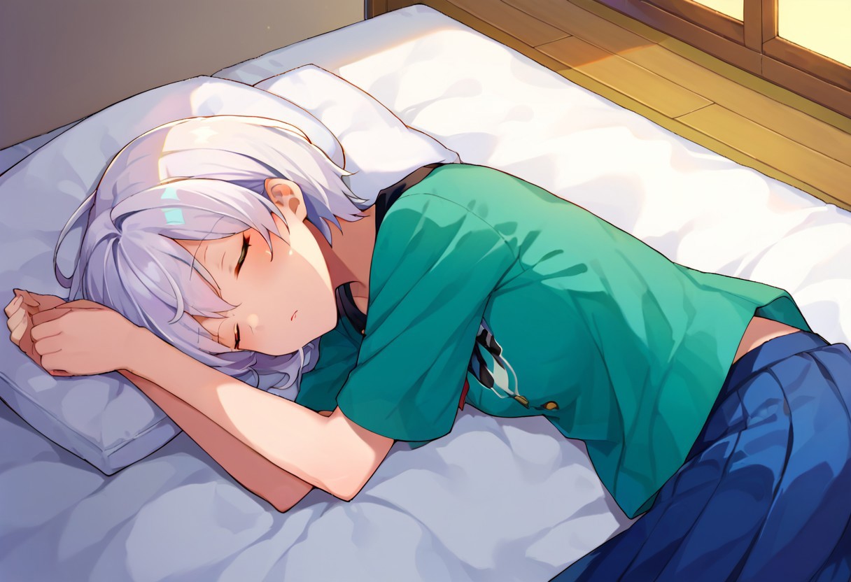 score_9, score_8, score_7, source_anime, asatsuki, sleeping