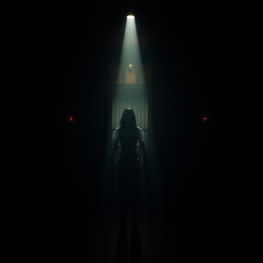 cinematic film still  <lora:Hollywood Cinematic Film style v1:1> high contrast, 
A dramatic cinematic photographic image of a person standing in a dark room with a light on,1girl,long sleeves,1boy,indoors,dark , Commercial advertisement themed, sharp, detailed, epic photography, artistic, creative, dramatic light, cinematic style, Kodak film style, different lighting style, different color style, different background, different scene, different person, different people, different race, different gender, 8k resolution, Television advertisement Hollywood Cinematic Film style . shallow depth of field, vignette, highly detailed, high budget, bokeh, cinemascope, moody, epic, gorgeous, film grain, grainy