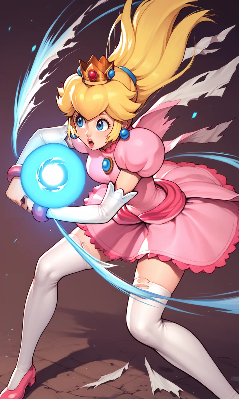 score_9_up, score_8_up, score_7_up BREAK, <lora:Hadouken:1> , Hadouken, (kikoken), pink fireball, energy ball, (((princess peach))), anime style, shockwave, action pose, ripped clothing <lora:shinkiro_XL:1>