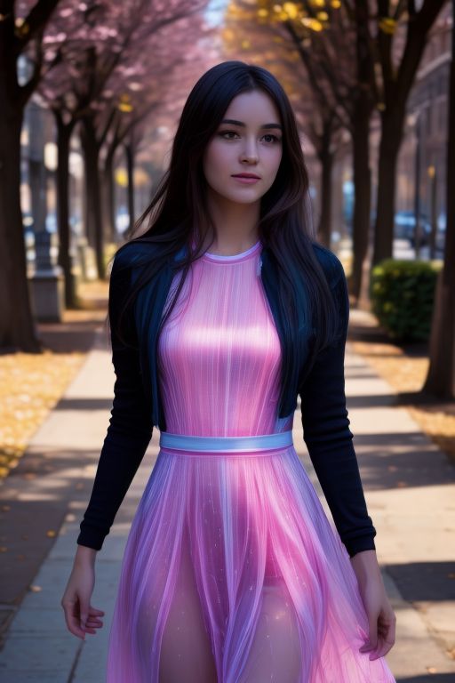 slim body, heavy breast, dark blue hairs, messy hairs, very long hairs, tight dress, green eyes, black make up around the eyes, heavy  breast, full body, long legs, fit legs, perfect feet, STAND IN THE SPRING, view from the ground, black boots, red tattoos, side view, Swaying position