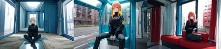 (otherworldly), highly insanely detailed, masterpiece, top quality, best quality, highres, 4k, 8k, RAW photo, (very aesthetic, beautiful and aesthetic),
1girl, asian female, facing viewer, turtleneck, pants,
<lora:MM5-v1:0.5>, blue wall, window, sitting, Magic Mirror Car, MM5, indoors,
1girl, solo,
(__lazy-wildcards/char/haircolor__),âââ