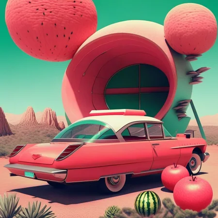 The most popular thing is that we have a few things to make a Drive-in instead of cars and the same thing that is a little smaller than the images of watermelon and the other way to make it seem like a little smaller,  retro, cyberpunk, fashion, style