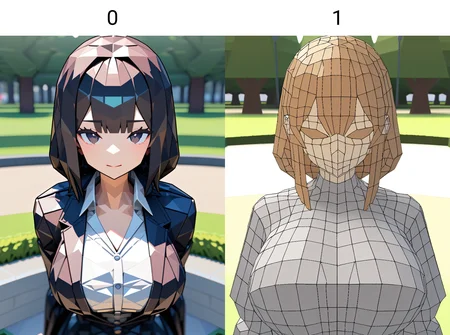 masterpiece,(best quality),highly detailed,ultra-detailed,large breasts,park,
1girl,facing viewer,low poly,<lora:LPWF:0>,