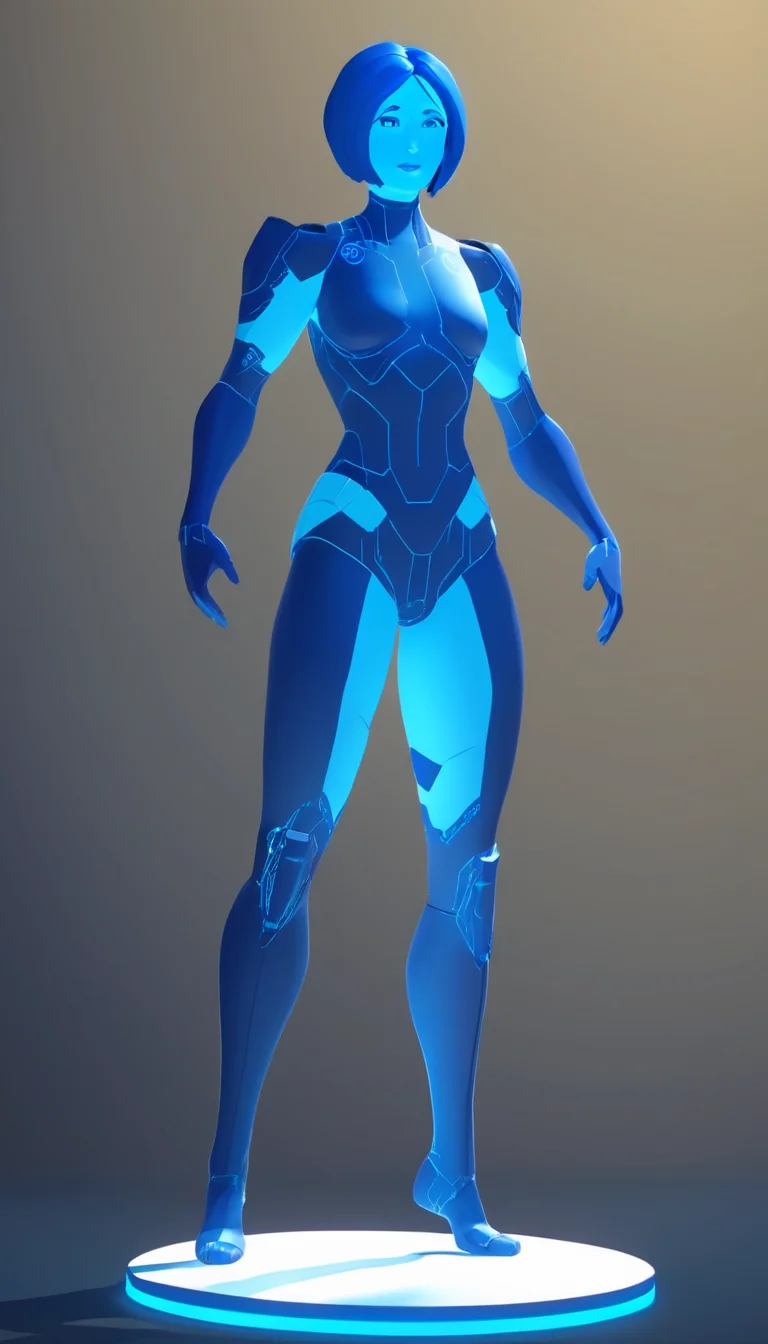 low-poly style Cinematic scene, hero view, Cortana <lora:cortana_xl_v3:1>, action pose, detailed background, masterpiece, best quality, high quality, absurdres . low-poly game art, polygon mesh, jagged, blocky, wireframe edges, centered composition