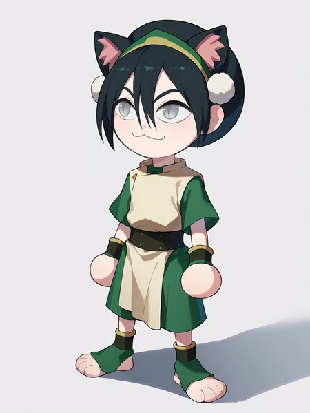 score_9, score_8_up, score_7_up, BREAK,
1girl, necoarc, (cat ears:1.3),
toph, grey eyes, tunic, chinese clothes, baggy capri pants,
(chibi:1.3), slit pupils, solo, full body, white background <lora:necoarc-guy-PONY-v1:1.2>   <lora:TophXL:1>