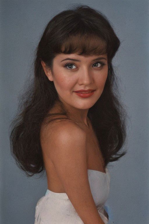 beautiful woman Classic High-Key Portrait: Bright, evenly lit portraits on the subject's face.Pin-Up Bangs