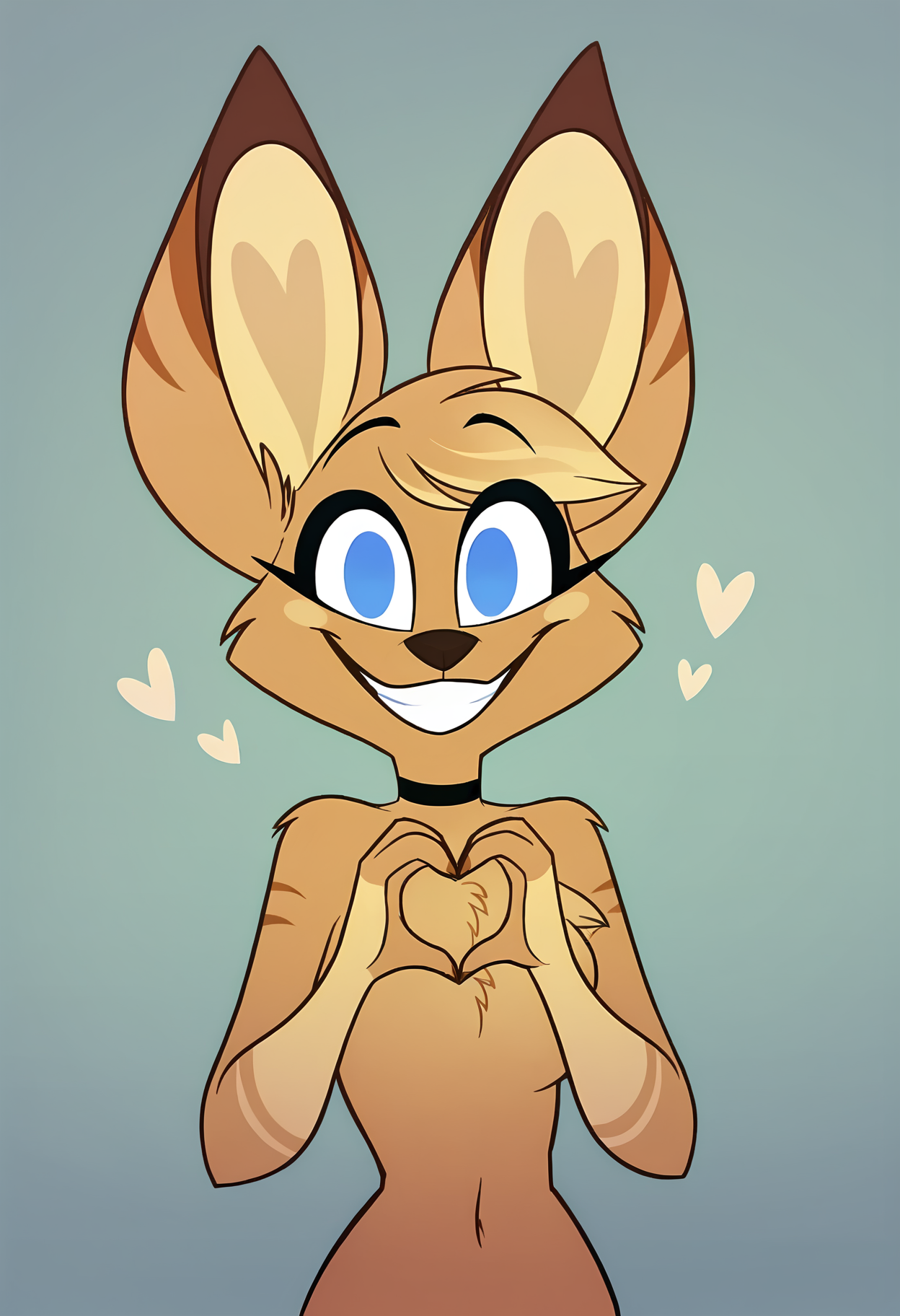 source_cartoon,  source_furry, rating_safe, score_9, score_8_up, score_8, front view, BREAK
<lora:Kayla Christling:0.8>, Kayla Christling, solo, kangaroo, smiling, standing, beautiful face, clear focus, looking at viewer, happy, close up, face focus, talking, heart hands