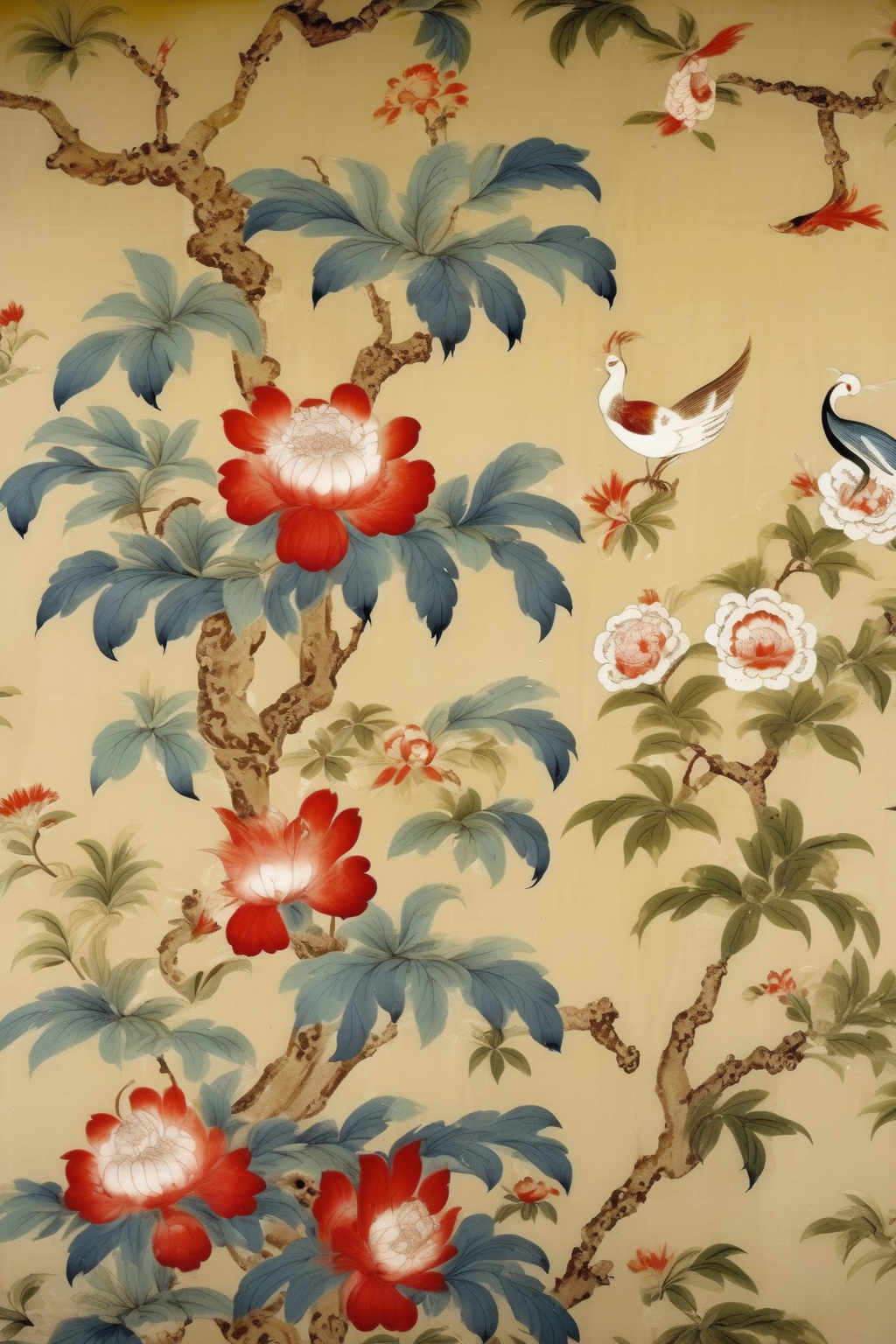 <lora:Anna Maria Garthwaite Style:1>Anna Maria Garthwaite Style - make variations of extremely old Chinoiserie like this