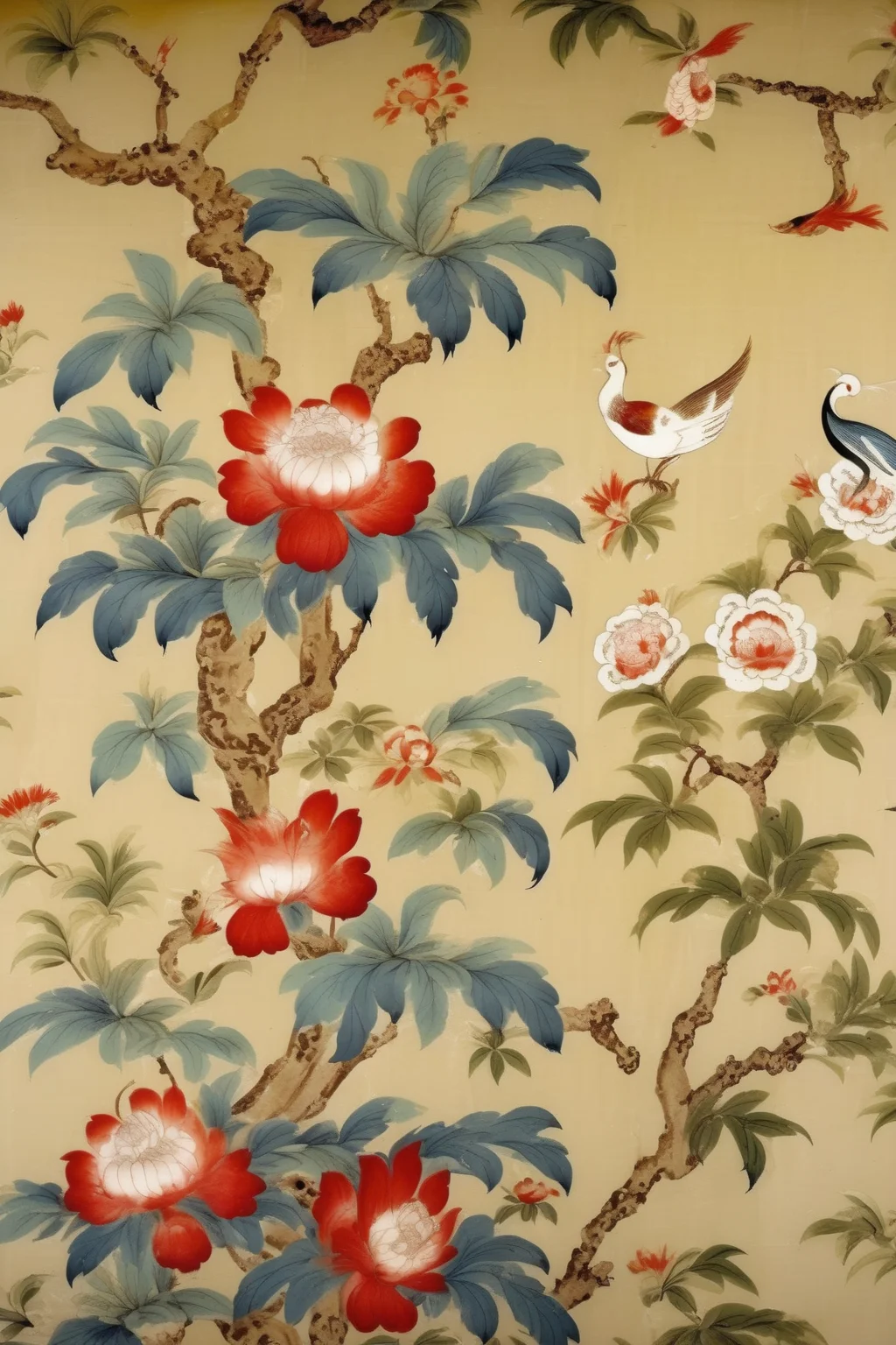 <lora:Anna Maria Garthwaite Style:1>Anna Maria Garthwaite Style - make variations of extremely old Chinoiserie like this