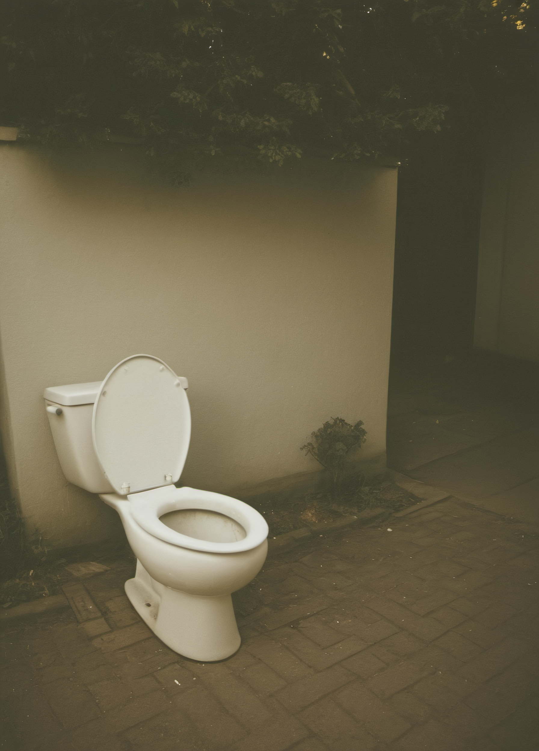 polaroid film photography, toilet on the side of a residential street in the suburbs
<lora:Polaroid_Film-000005:1.0>