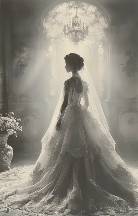 masterpiece,best quality,<lora:tbh318-sdxl:0.9>,illustration,style of Oleg Cassini portrait of family