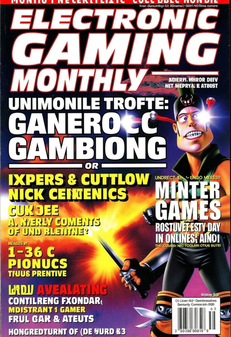 Cover of magazine "Electronic Gaming Monthly"