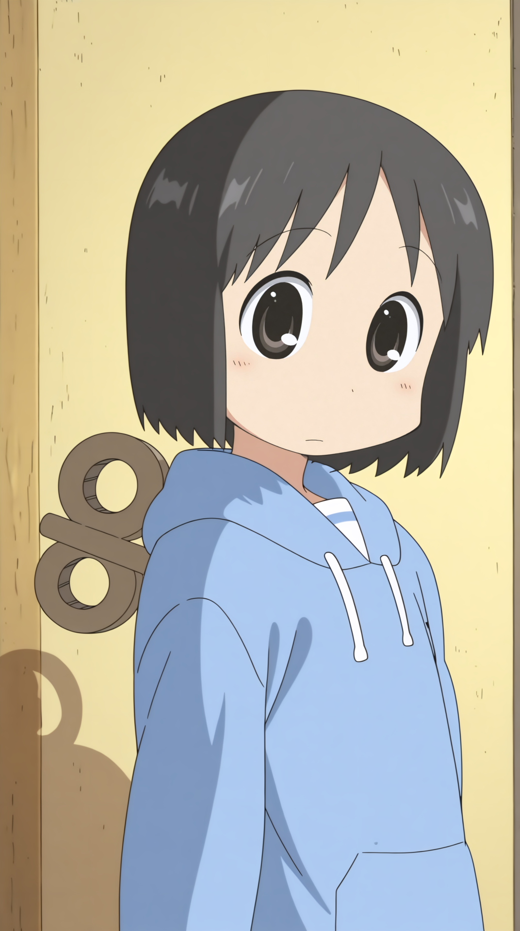 shinonome nano, winding_key, anime coloring <lora:Nichijou-shinonome_nano-illu:0.8>