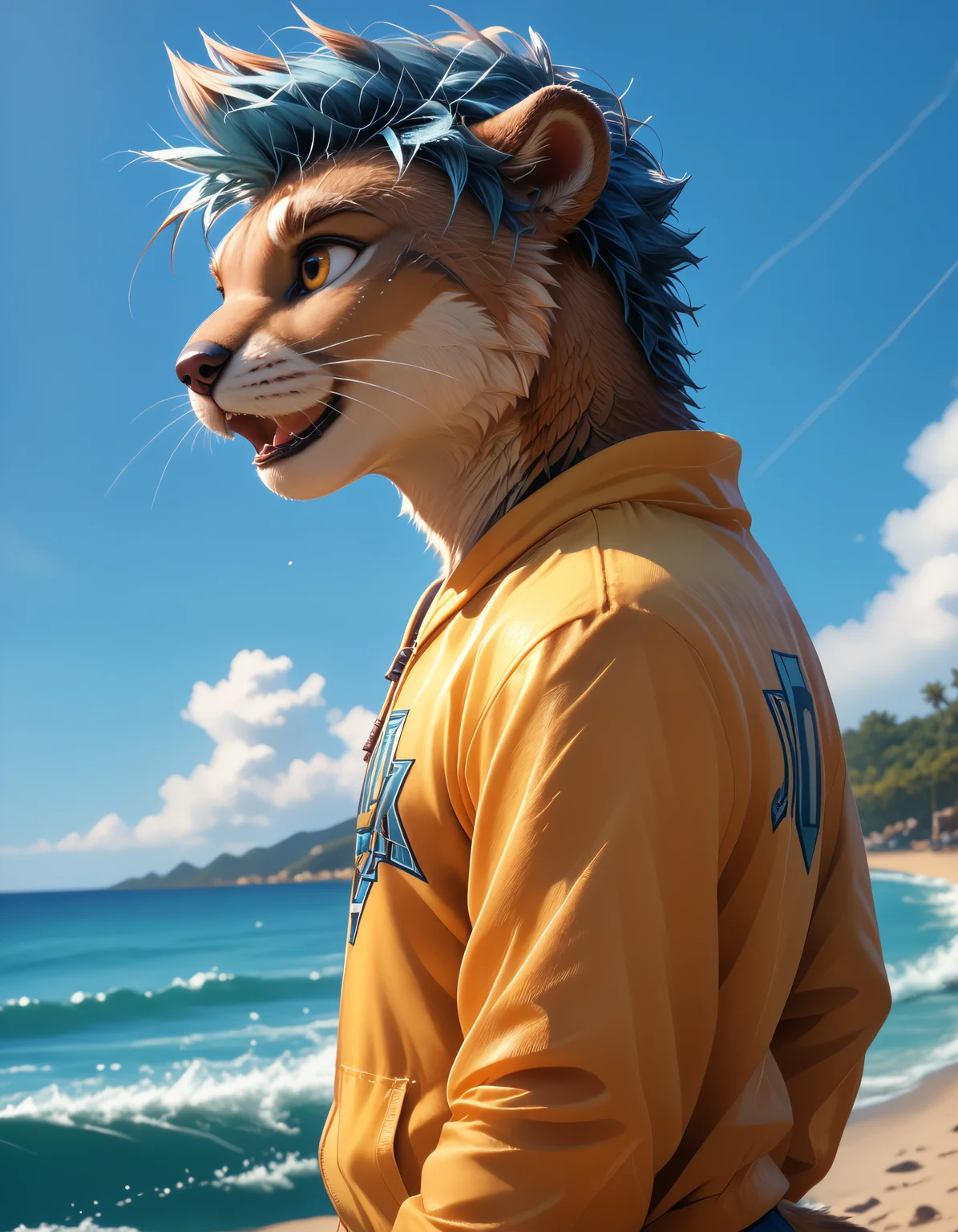 score_9, score_8_up, score_7_up, rating_safe, detailed, <lora:add-detail-xl:1.0>, solo, anthro, furry, <lora:ottis_the_otter_v1-09.safetensors:1.0>, ott1s_the_0tter, 1boy, solo, male focus, clothing (from side, surfing , open mouth, yoga studio motion lines sky spark:1.15)