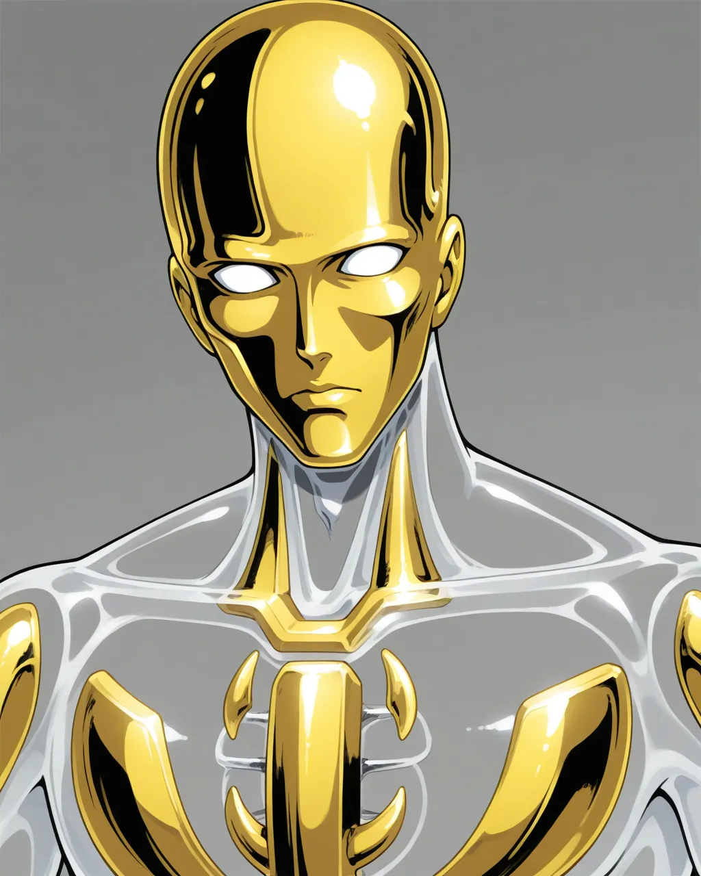 <lora:crystal_boy_ilxlv2:1>1boy, solo, crystal_boy_ilxl, (transparent body:1.8),   skinhead, iron head, golden head,  blank eyes