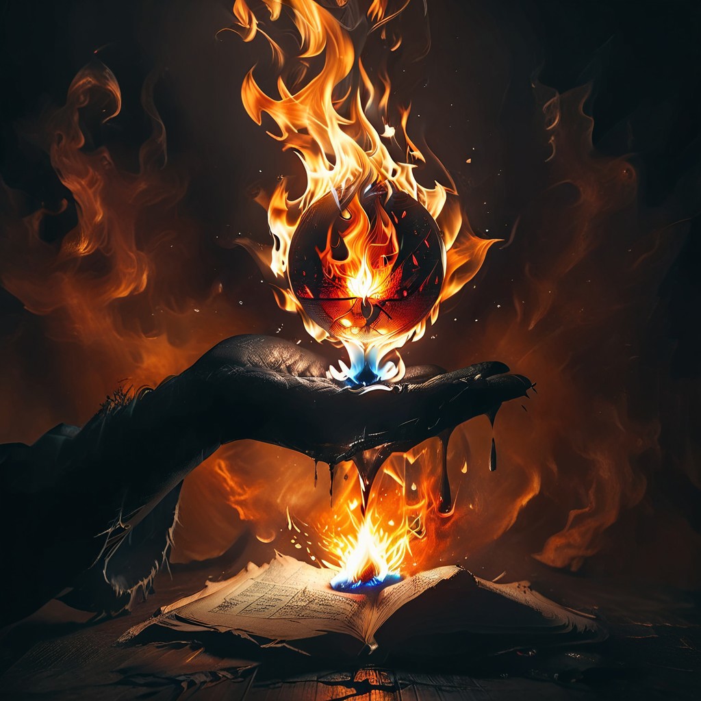 macro close up hand, close-up, <lora:flame silhouette:1>,  <lora:flame:1>, <lora:copax magician:1>, flame,
only hand, no face, no head,
hand with fireball, magic fire ball, fireball,  hend hold fire,
8k, hyperrealism, masterpiece, high resolution, best quality, ultra-detailed, super realistic, Hyperrealistic art, high-quality, ultra high res, highest detailed, lot of details, Extremely high-resolution details, incredibly lifelike, colourful, soft cinematic light,