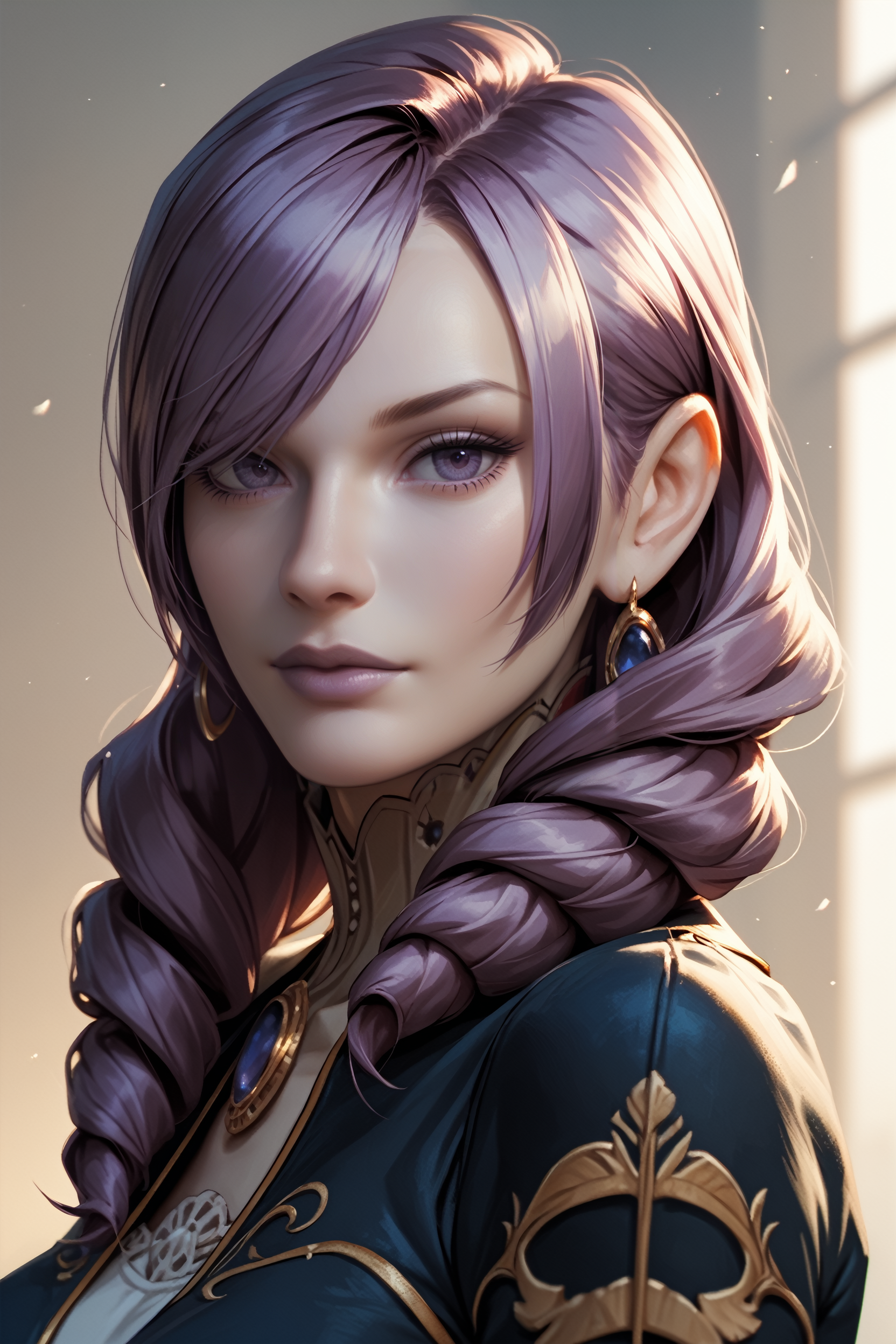 score_9, score_8_up, score_7_up, score_6_up
<lora:HGDaniella:0.8>
HGDaniella, 1girl, drill hair, long hair, purple hair, purple eyes, looking at viewer, portrait