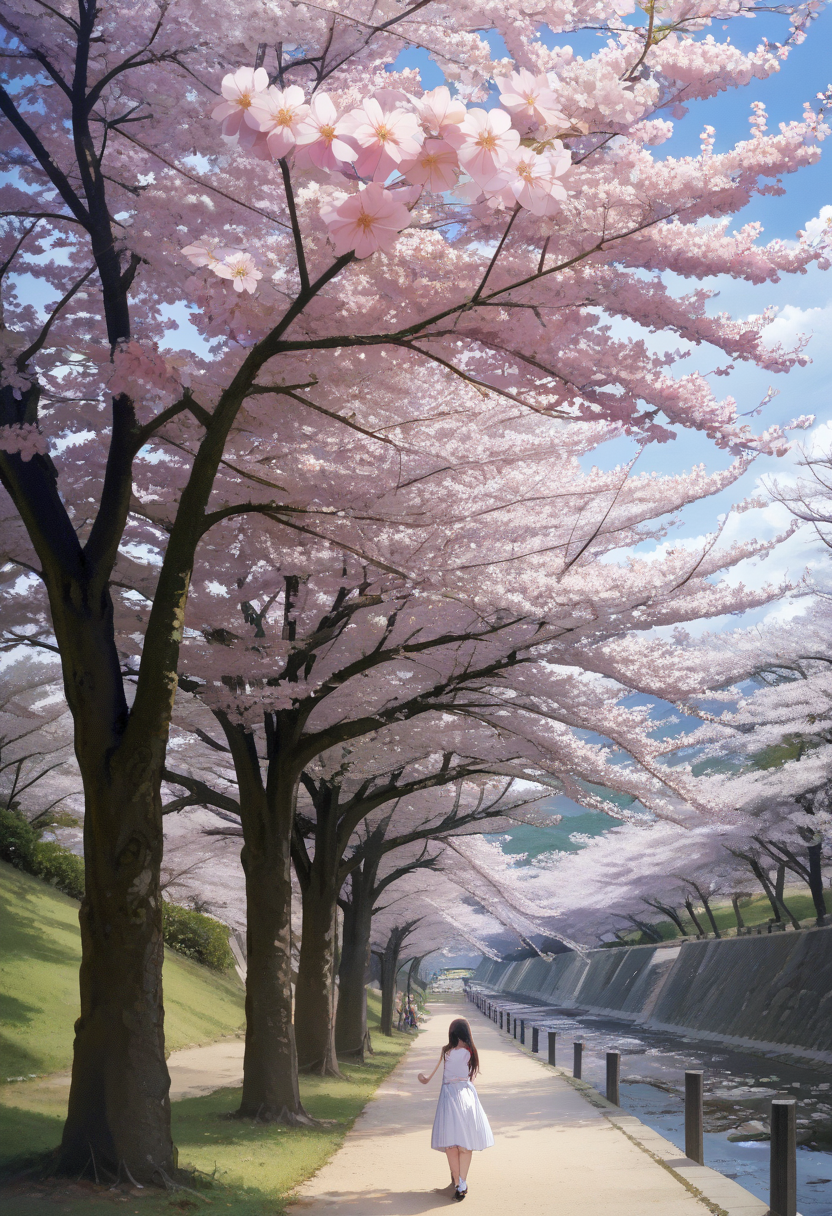 score_9, score_8_up, score_7_up, rating_safe, masterpiece, best quality, absurdres, unity 8k wallpaper, official art, official style, source_anime, uncensored, game cg, megami magazine,
syukugawa, scenery, tree, outdoors, cherry blossoms, real world location, day, realistic, photo (medium), photo background
 <lora:syukugawa_PONY_V1:1>
