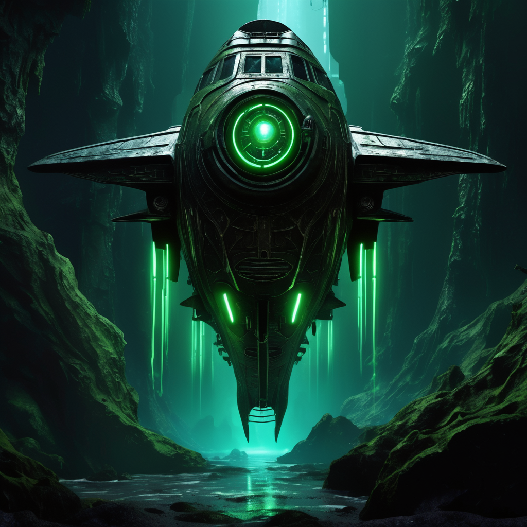((best quality)), ((masterpiece)), ((realistic,digital art)), (hyper detailed),DonMD34thM4g1cXL, magical,eerie, Large Gungan Bongo Submarine (Star Wars), Hood Scoop, Automatic Windows, Mood Lighting, Mud Flaps,  Titanium, Cutting-edge,  Porous Texture,, <lora:DonMD34thM4g1cXL_v3.0-000015:0.85>
