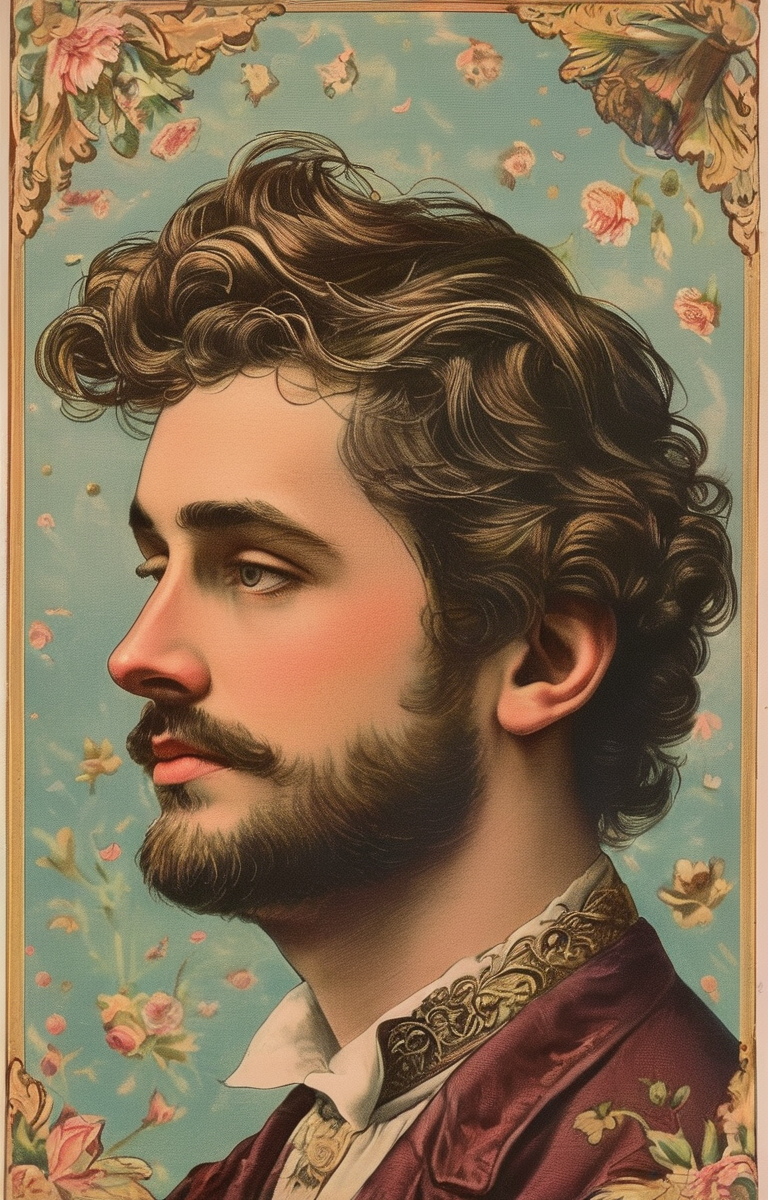 masterpiece,best quality,<lora:tbh261-sdxl:0.9>,illustration,style of Chromolithography portrait of noble man