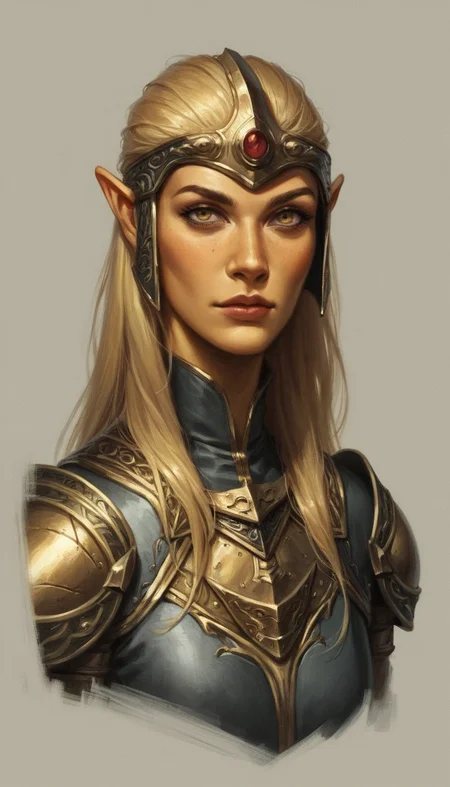 (score_9, score_8_up:1.1), score_7_up, rating_safe, 1girl, a gorgeous high elf mage, altmer, (alien yellow skin), (alien golden skin), tall and feminine, magical elf very large yellow eyes, long yellow golden hair, supermodel look with pronounced sharp cheekbones and narrow sharp long chin. ((golden battlemage armor with open-face helmet)). Dynamic and playful pose, <lora:EdobESO_XL_v1.0:0.95>, high elf, skyrim altmer, <lora:1dkXLP:0.25>, <lora:add-detail-xl:0.3> <lora:RELSM_v1:0.4>, <lora:SDXLHighDetail_v5:0.3> Painstaking Attention To Details, <lora:fantasy_world_pony:0.7>
