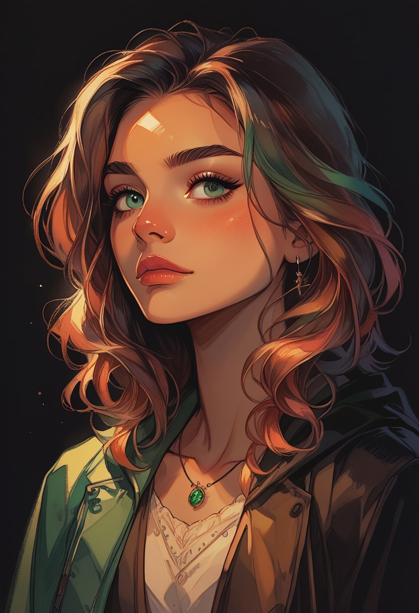 score_9, score_8_up, score_7_up, score_6_up, aesthetic, s1_dram, ncpy13 style, pastels drawing, deep black background,  rogue girl, kawai girl, hooded cloak, mysterious, cute, armor, dark fantasy setting, upperbody portrait, elegant, intricate details, watercolor