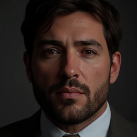 UHD, 4k, ultra detailed, cinematic, a photograph of <lora:skin texture style v5:0.9>
detailed photorealism style, hyperrealism art style, realistic textures, photorealistic style, Hyperrealism (visual arts), A cinematic skin texture style still image of a man with a beard and a tie, detailed skin pore, film still, still photography style, sharp style, detailed style, perfect style, perfection style, Kodak film skin tone style, fujifilm skin tone style, professional photography style, skin textured, skin texture style, solo, looking at viewer, simple background, brown hair, 1boy, brown eyes, closed mouth, male focus, facial hair, portrait, beard, close-up, freckles, realistic, nose, short hair, black hair, lips, thick eyebrows, stubble, very short hair, photorealistic, chris redfield, tanigaki genjirou, realistic skin style, epic, beautiful lighting, inpsiring