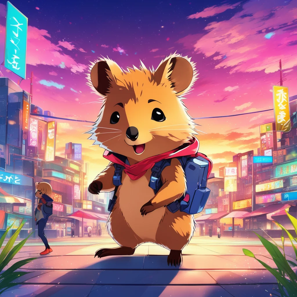anime artwork quoknon quokka, <lora:quokka_LoCon_XL:0.9> . anime style, key visual, vibrant, studio anime, highly detailed
