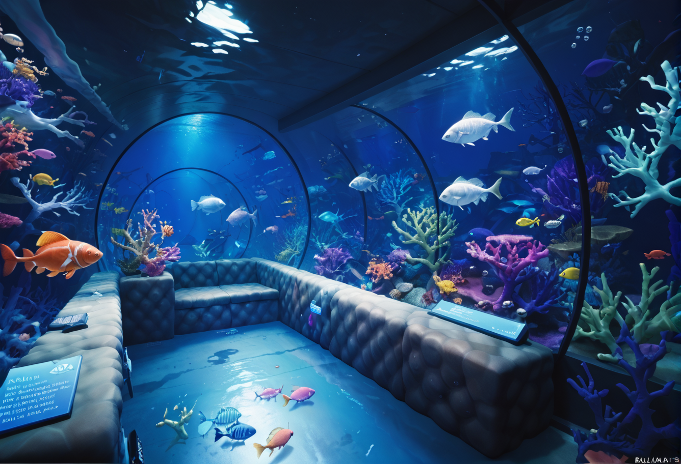 ,ruanyi1155,aquarium,indoors,underwater,<lora:1155 aquarium_v1_pony:1>, score_9,score_8_up,score_7_up,,8k,1girl,solo,,