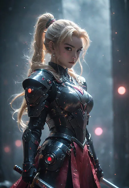 Face Closeup, Headshot, Fight stance, Busty soul knight Sailor Moon wielding a katana, New space age discotheque, Standing in dynamic Action Shot with fists Up, infront of Spaceship window to colorful lunar Eclipse, 
atmospheric haze, Film grain, cinematic film still, highly detailed, high budget, cinemascope, moody, epic, OverallDetail, gorgeous, 2000s vintage RAW photo, photorealistic, candid camera, color graded cinematic, eye catchlights, atmospheric lighting, skin pores, imperfections, natural, shallow dof,
