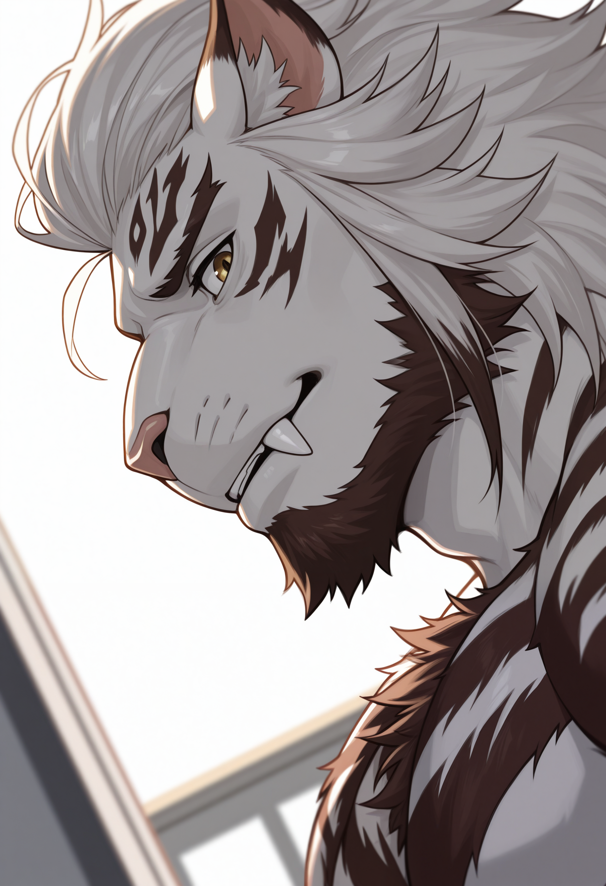 masterpiece,best quality,amazing quality, 1boy, solo, hr0thg4r, hrothgar, close up, side angle, 