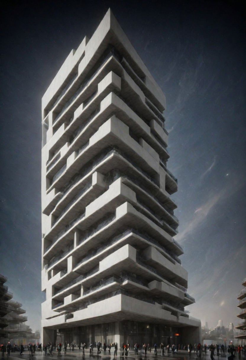 (comic style, emphasize edges, deepen outlines, enhance contrast:1.4)
(brutalist architecture:1.7),
(architectural drawing, complex siteplan:1.5), (geometric composition:1.5)
(circuit board:1.2),
(abstraction, block combination, simplification, simple lines, simple architecture, simple frame, simple curve, simplified structure, abstraction, geometr:1.6)
(rotate along a core:1.2), (Repeat along an axis:1.2), (Arranged composition:1.2),
(masterpieces, bold brushstrokes, bold composition, changeable clouds, rich shadows, Emphasize depth of field, Split-Complementary Colors, harmonious color, direct sunlight, strong contrast),
(montage, deconstructivism:1.4), (abstract art:1.1), bleeding full page,
<lora:Moxin_10:0.1>, <lora:Moxin_Shukezouma11:0.1>, <lora:lightlineArtLora_v10:0.5>, <lora:animeLineartStyle_v20Offset:0.5>,
(signature pen sketch:1.5), (bleeding full page:1.2),
(Manga style, emphasize edges, deepen outlines, enhance contrast:1.2)
(ink painting, watercolor painting:1.2), (simplified structure, abstraction, geometry:1.0),
(smudge, rendering:1.2), (dry brush, BRUSH:1.2), 
(buildings:1.4), (foggy, cloud:1.3),
(Brutalist, abstract art:1.2),
(Masterpiece, depth of field, strong contrast, black and white, monochromic:1.4), 
(Rough brushwork, Bold composition:1.0), 
(brick texture, concrete texture:1.0),
BadDream, UnrealisticDream, CyberRealistic_Negative, extrusionbuilding, Stacked, void, scifiurban