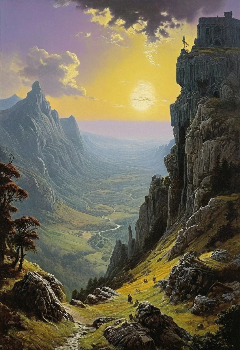 style of Ted Nasmith, score_9, score_8_up, score_8_up, ng_deepnegative_v1_75t, photo, realistic, 
Oil painting, by Jean-Franois Millet, by Gustave Courbet, by Jules Breton, traditional media, oil painting, famous artwork by (karl kopinski:1.2), fantasy style,
Arathi Highlands: Arathi Highlands, with its rolling hills and strategic battlegrounds, is a land of conflict and beauty. The ancient Stromgarde Keep stands as a testament to human tenacity, while the Circle of Elements whispers of older magics., 
in the style of a frank frazetta oil painting mixed with world of warcraft
dark fantasy, masterpiece, highly detailed, ever quest, old school rpg,
<lora:add-detail-xl:2>,
, masterpiece, PYS-XL,