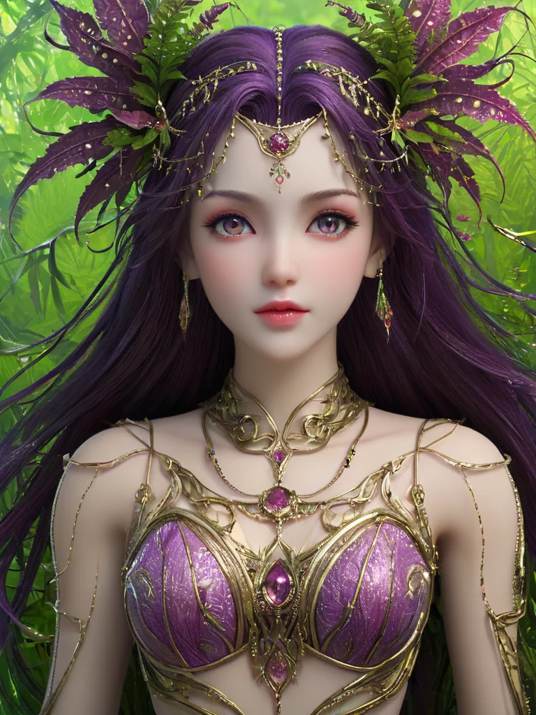 masterpiece, top quality, best quality, official art, beautiful and aesthetic:1, (1girl),from side, full body,large breasts,laced bra,extreme detailed,(fractal art:0.1),colorful,highest detailed,moyou,realistic,  triadic colors, best quality, a close up highly detailed girl, moss, ferns, rowanberries, highly detailed glittering scales, by Craola, Dan Mumford, Andy Kehoe, 2d, flat, cute, adorable, vintage, art on a cracked paper, fairytale, storybook detailed illustration, cinematic, ultra highly detailed, tiny details, beautiful details, mystical, luminism, vibrant colors, complex background<lora:YunXi_SDXL:0.6>,<lora:xl_more_art-full_v1:0.5>