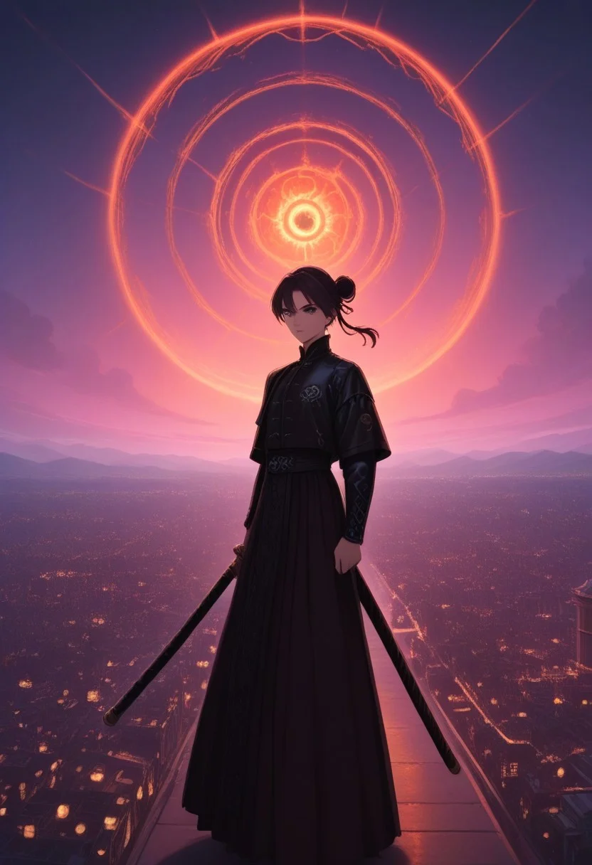 floating through the air above a futuristic city, holding a holographic scepter , male focus, high-quality, street background , space suit made of flowing, Gothic woman, Athletic female, facial stubble, Mechanical dragon, casual look, eyes glowing with ancient knowledge , a swirling vortex of bright neon colors, dress, ethereal effects, wearing leather jacket, A colorful parrot flying through a rainforest canopy. A male samurai with a katana, sky , Ethereal warlock with glowing tattoos