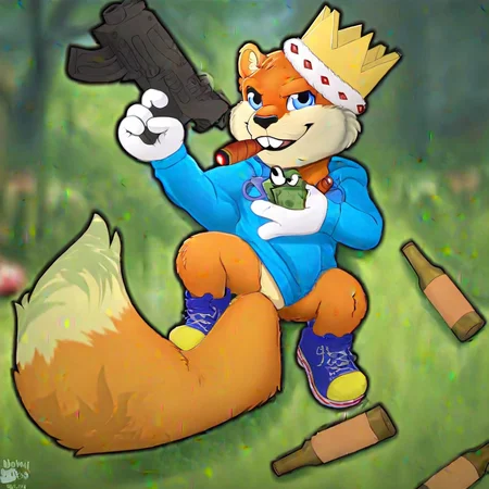 Conker the squirrel